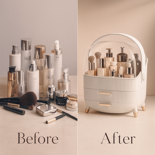 Dustproof Makeup Organizer - Cosmetics Display Case