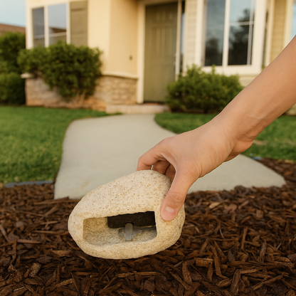 Outdoor Stone Key Hider- Key Storage