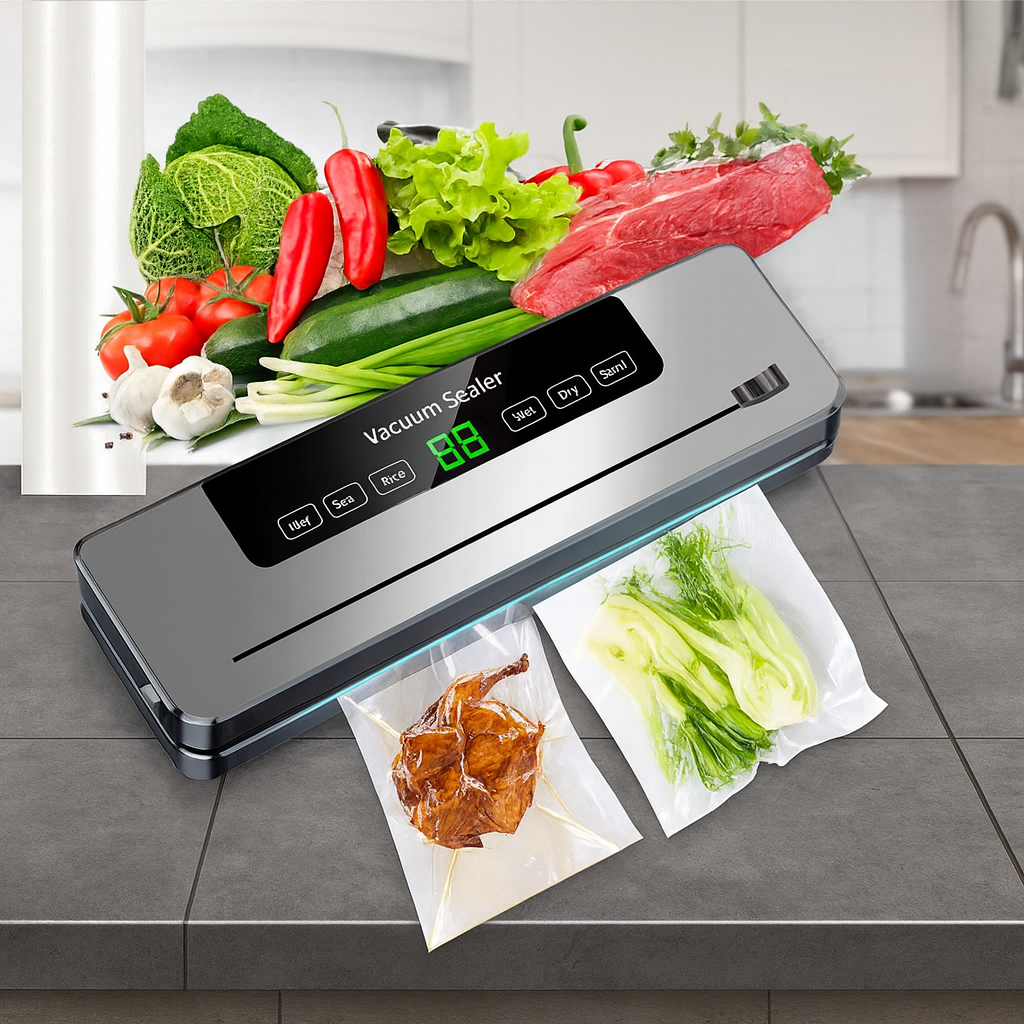 Portable Vacuum Sealer- Fresh Home Food Packing Machine
