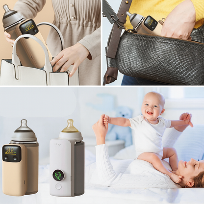 Baby Bottle Warmer - Portable & Rechargeable