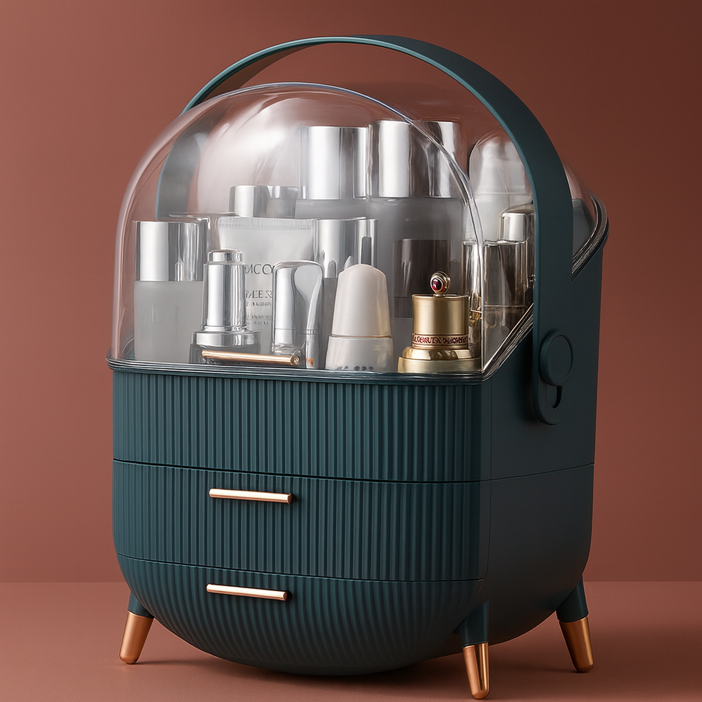 Dustproof Makeup Organizer - Cosmetics Display Case