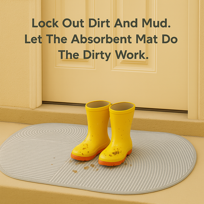 Super Absorbent Anti Slip Floor Mat - Washable
