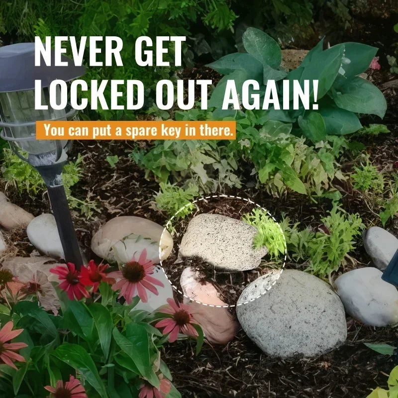 Outdoor Stone Key Hider- Key Storage