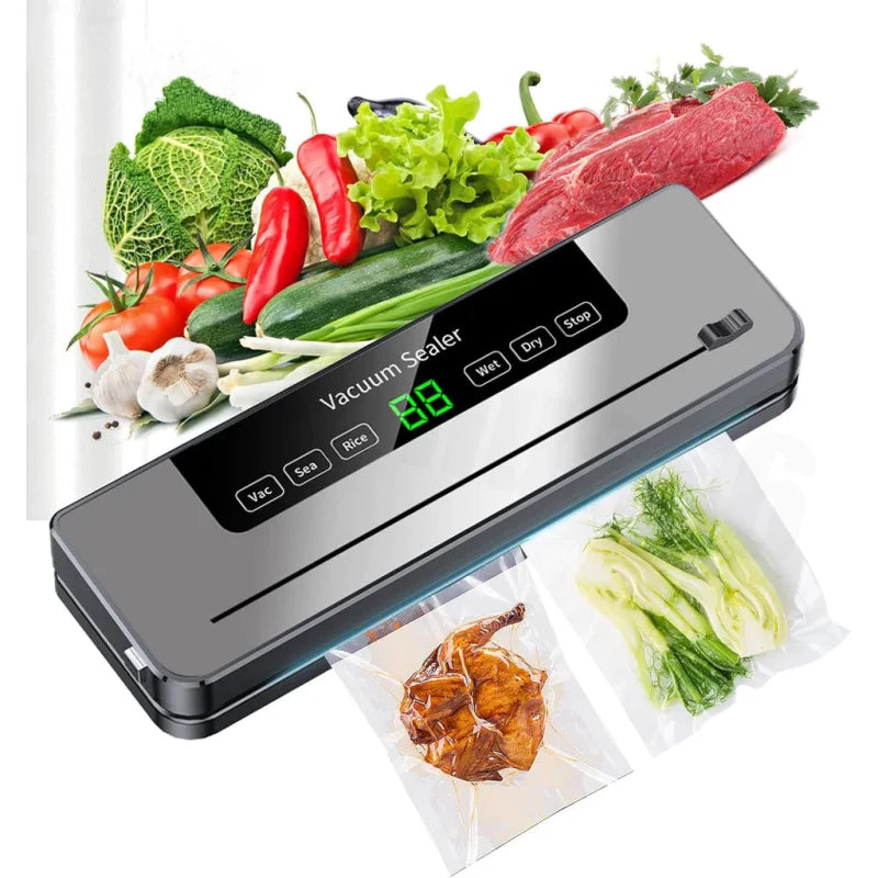 Portable Vacuum Sealer- Fresh Home Food Packing Machine