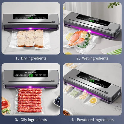 Portable Vacuum Sealer- Fresh Home Food Packing Machine