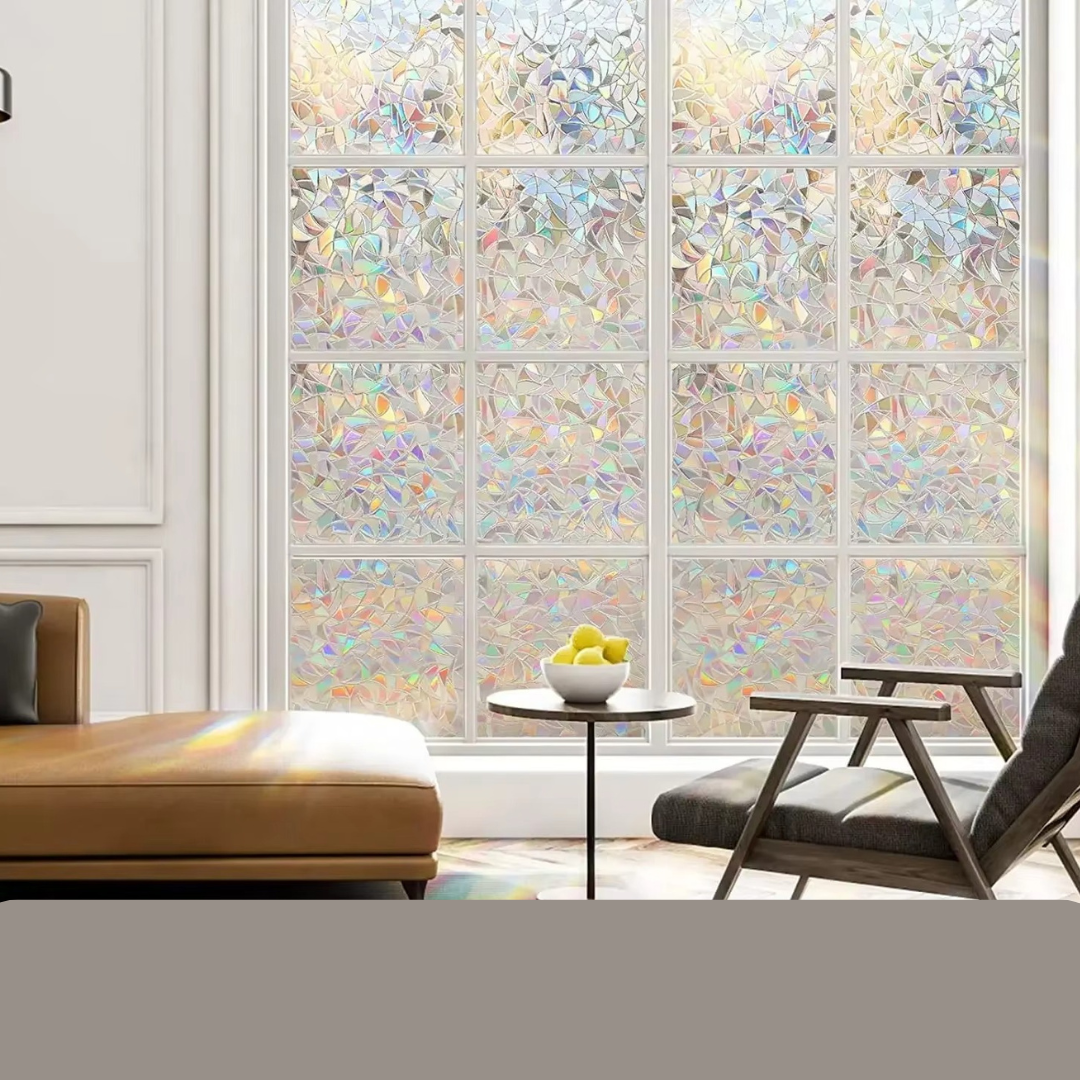 Rainbow Window Film- Privacy Sticker