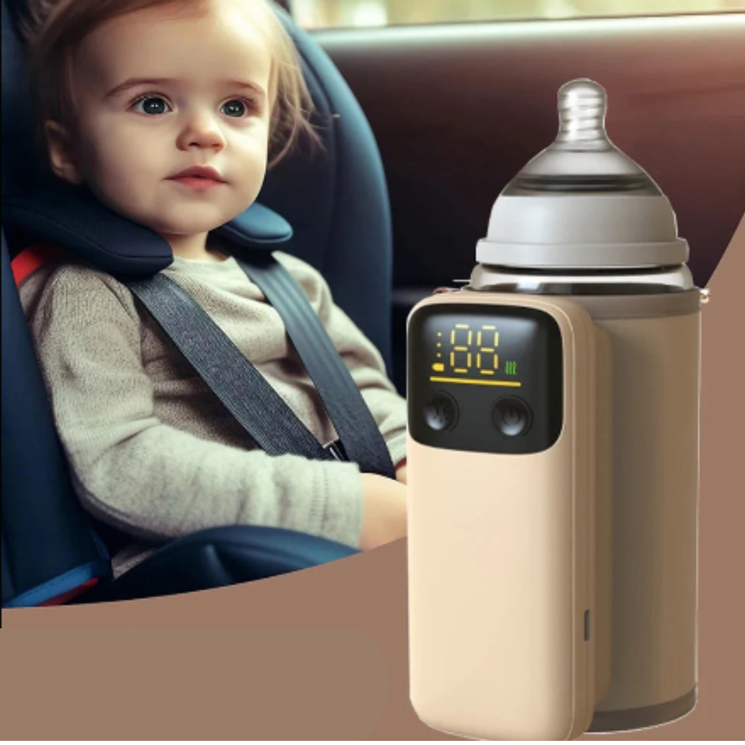 Baby Bottle Warmer - Portable & Rechargeable